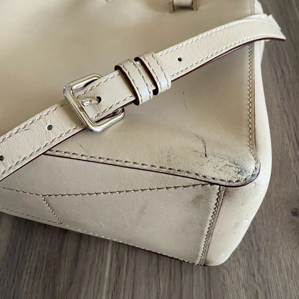 Kate Spade Cream Leather Tote